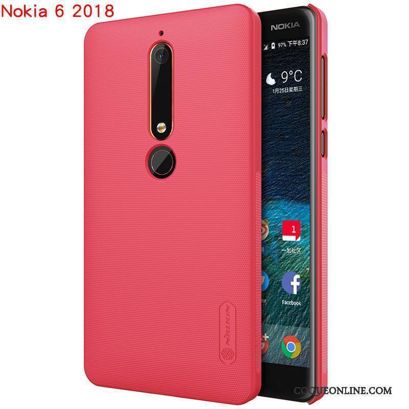 Nokia 6 Téléphone Portable Protection Noir Difficile Étui Coque De Téléphone