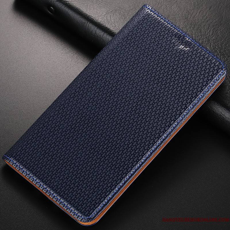 Nokia 7.1 Protection Cuir Véritable Housse Coque De Téléphone Incassable Modèle Fleurie Étui