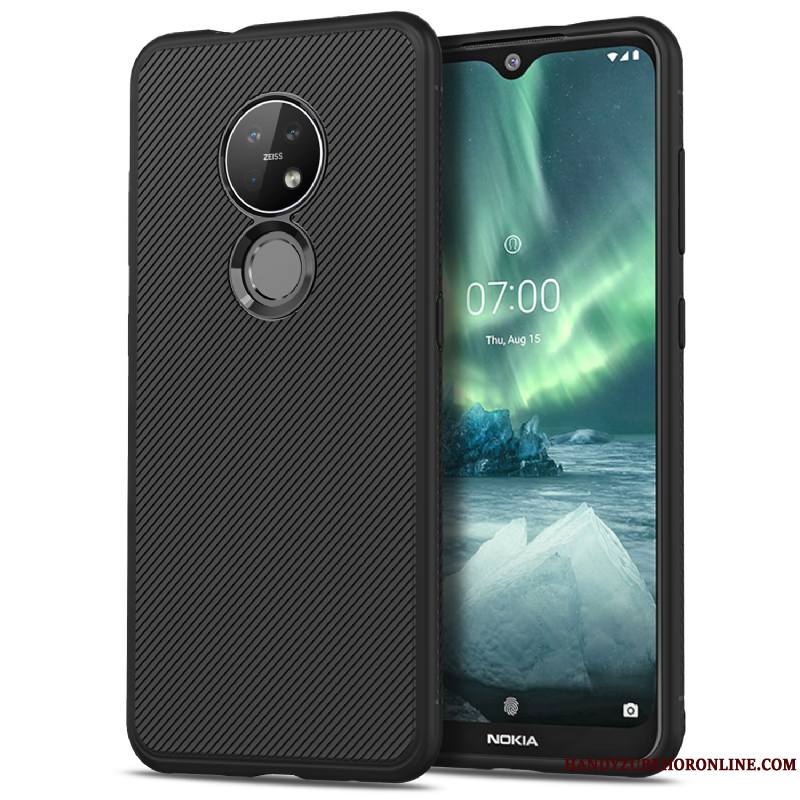 Nokia 7.2 Bleu Sergé Coque De Téléphone Protection Tout Compris Étui Incassable