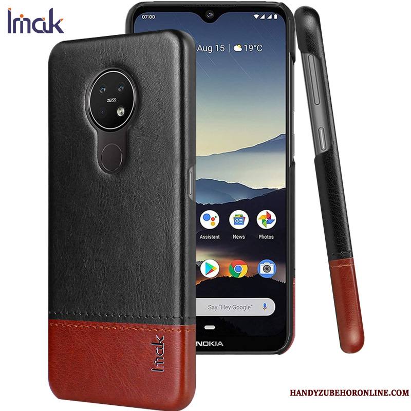 Nokia 7.2 Incassable Protection Similicuir Coque De Téléphone Nouveau Étui Business