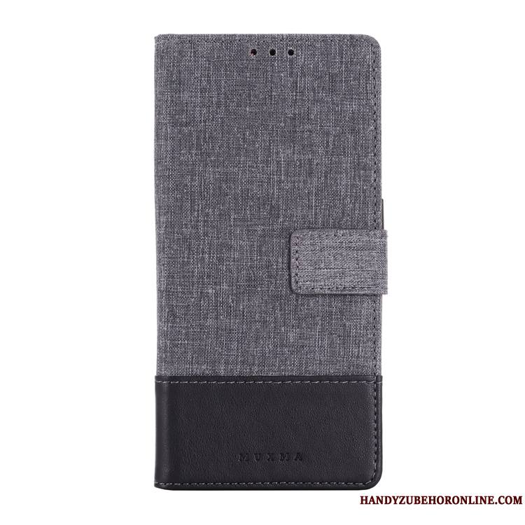 Nokia 7.2 Pu Tissu Clamshell Coque De Téléphone Incassable Modèle Fleurie Étui En Cuir