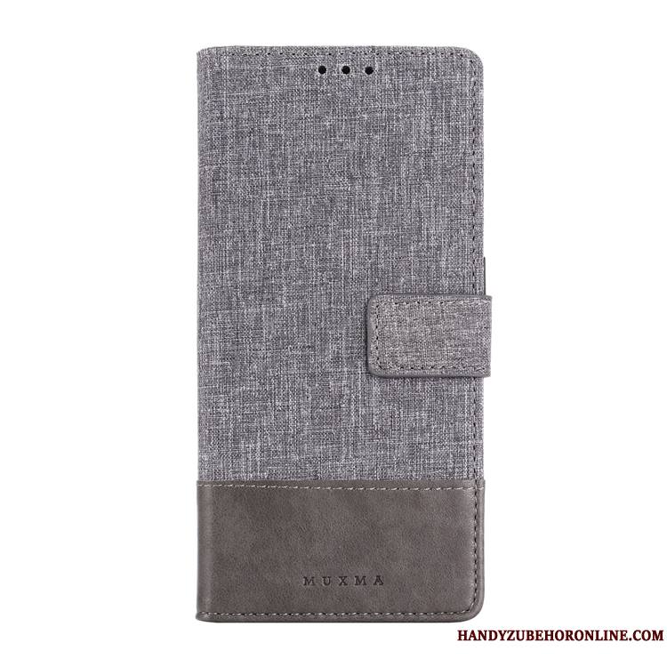 Nokia 7.2 Pu Tissu Clamshell Coque De Téléphone Incassable Modèle Fleurie Étui En Cuir