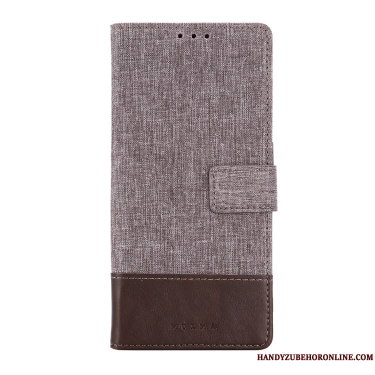 Nokia 7.2 Pu Tissu Clamshell Coque De Téléphone Incassable Modèle Fleurie Étui En Cuir