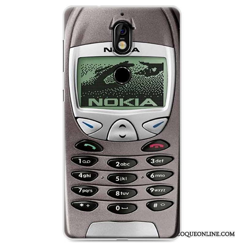 Nokia 7 Coque Jaune Créatif Étui Incassable Tendance Tout Compris Protection