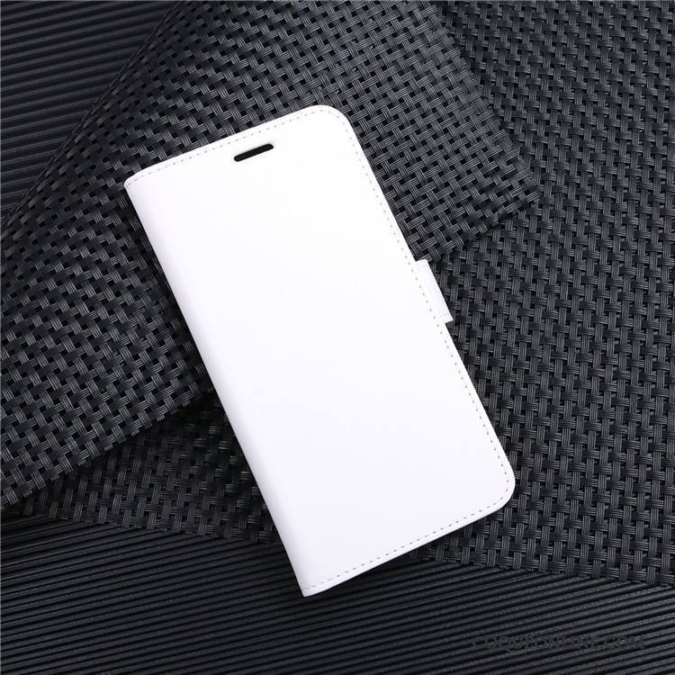 Nokia 7 Housse Téléphone Portable Incassable Coque De Téléphone Étui En Cuir Blanc Protection