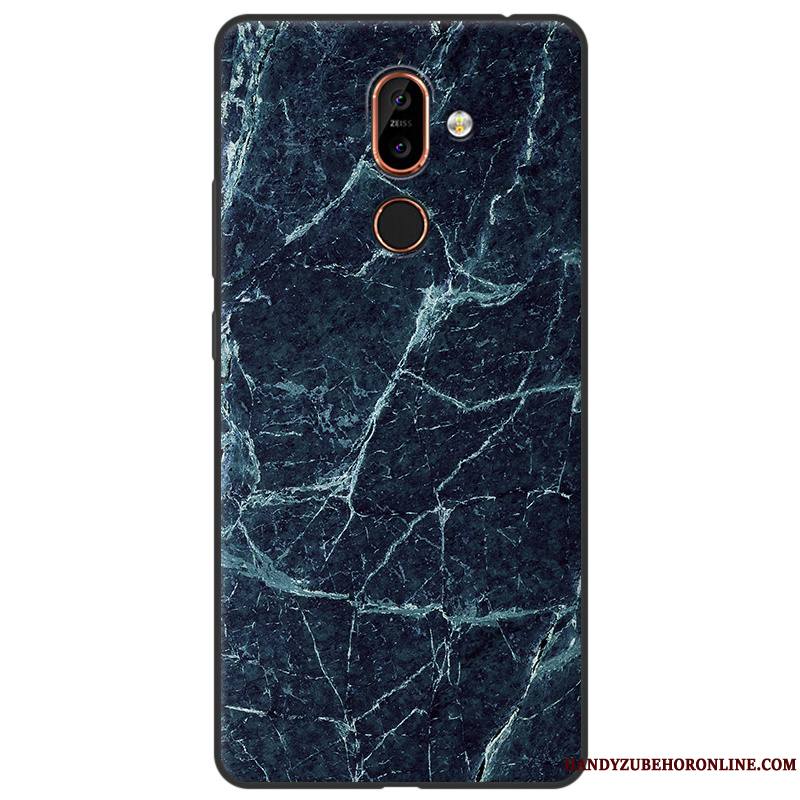 Nokia 7 Plus Coque Étui Vintage Silicone Tout Compris Protection Fluide Doux