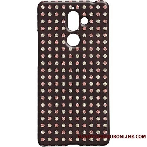 Nokia 7 Plus Protection Coque Personnalité Délavé En Daim Étui Téléphone Portable Jaune