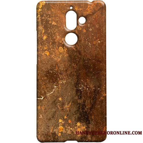 Nokia 7 Plus Téléphone Portable Personnalité Étui Protection Coque Vent Délavé En Daim