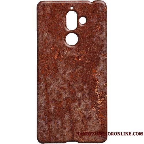 Nokia 7 Plus Téléphone Portable Personnalité Étui Protection Coque Vent Délavé En Daim