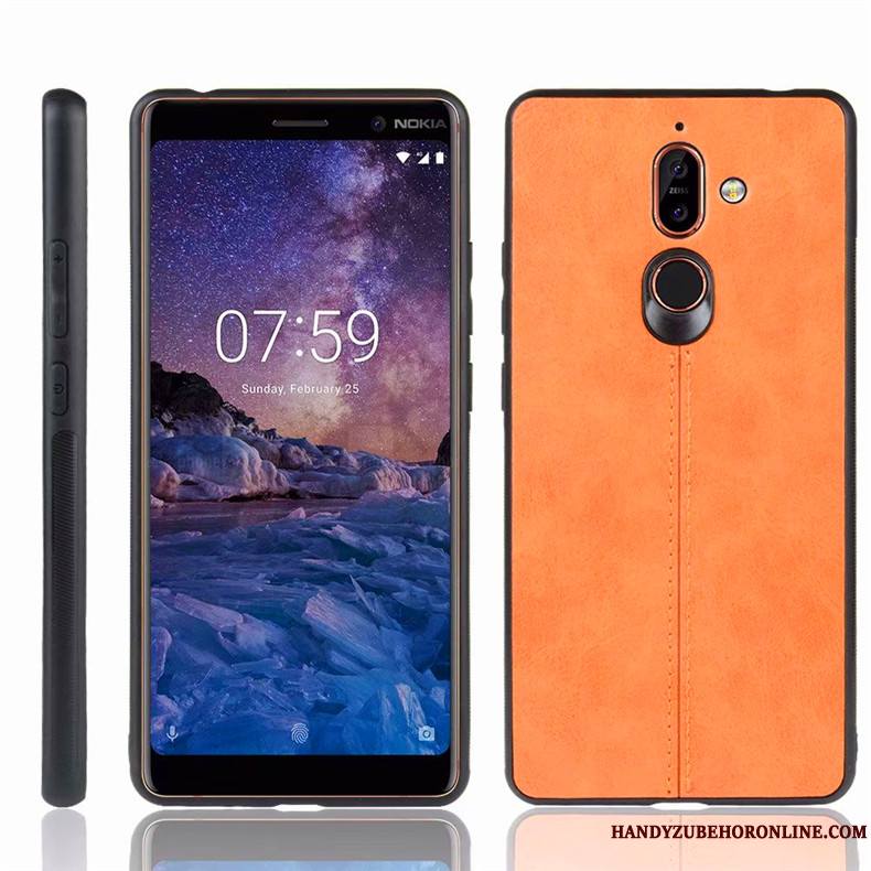 Nokia 7 Plus Étui Incassable Protection Coque De Téléphone Téléphone Portable Bleu