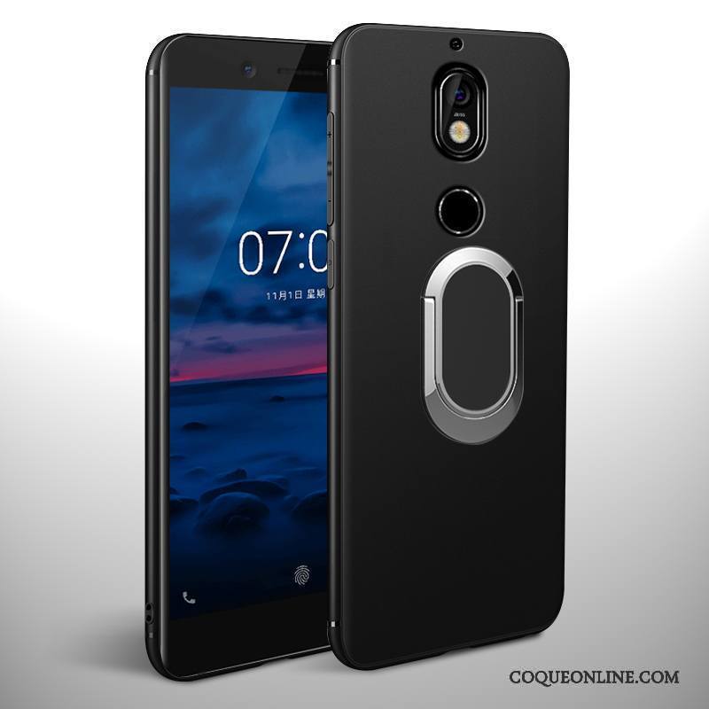 Nokia 7 Silicone Coque De Téléphone Étui Incassable Délavé En Daim Nouveau Fluide Doux