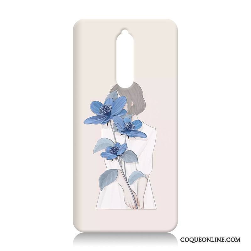 Nokia 8 Coque De Téléphone Étui Peinture Bleu Personnalité Créatif Protection