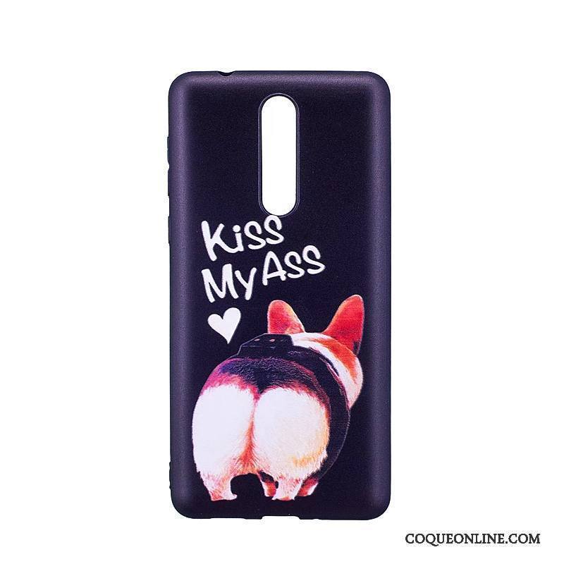 Nokia 8 Dessin Animé Coque De Téléphone Gaufrage Étui Tendance Fluide Doux Peinture