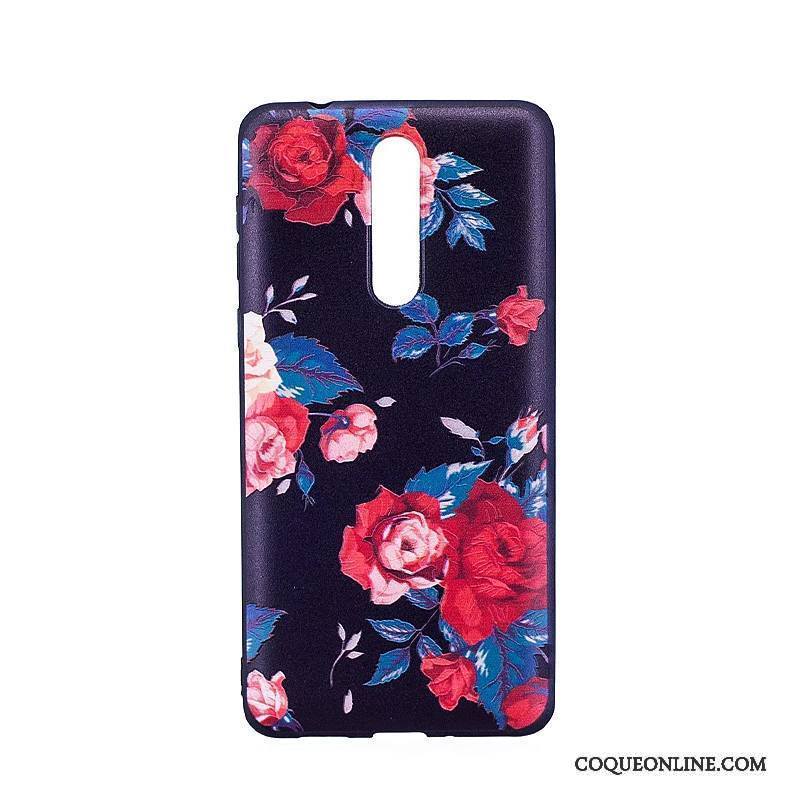 Nokia 8 Dessin Animé Coque De Téléphone Gaufrage Étui Tendance Fluide Doux Peinture