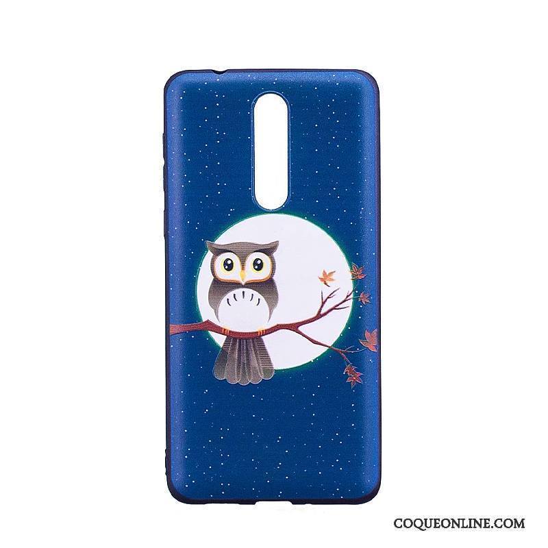 Nokia 8 Dessin Animé Coque De Téléphone Gaufrage Étui Tendance Fluide Doux Peinture