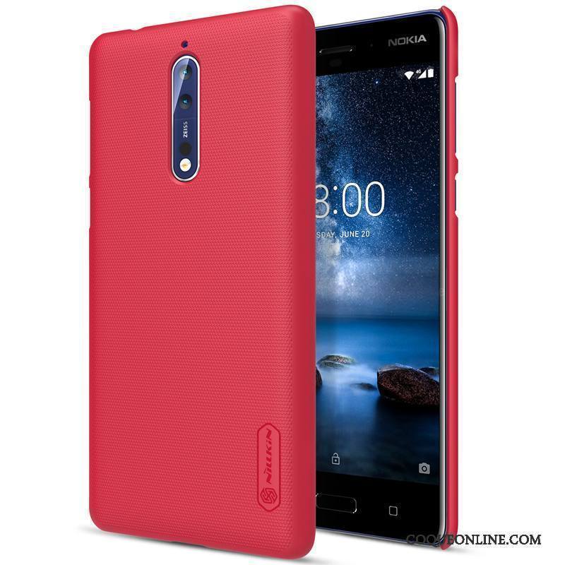 Nokia 8 Protection Incassable Or Coque Difficile Noir Étui