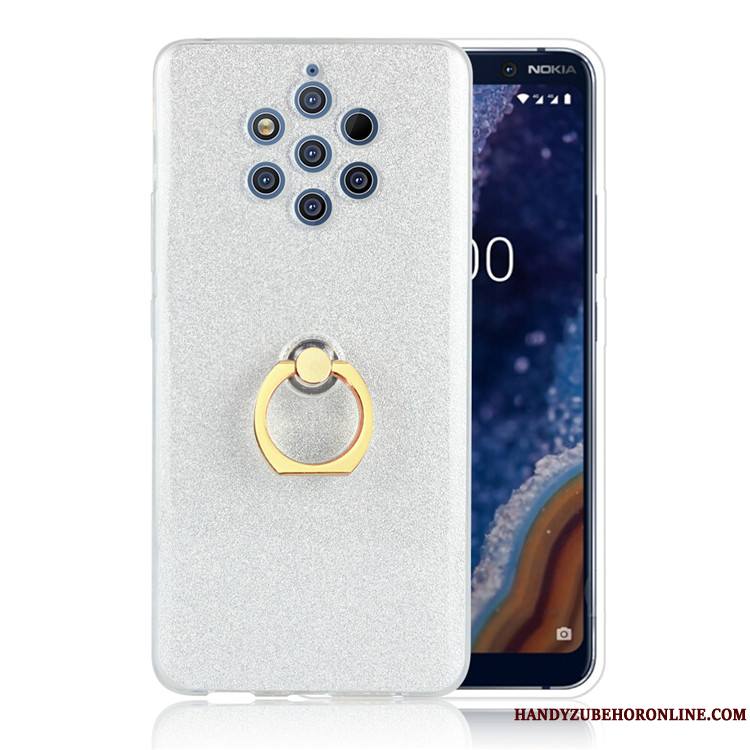 Nokia 9 Pureview Business Gris Incassable Rose Coque Fluide Doux De Téléphone