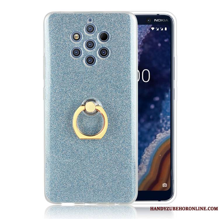 Nokia 9 Pureview Business Gris Incassable Rose Coque Fluide Doux De Téléphone