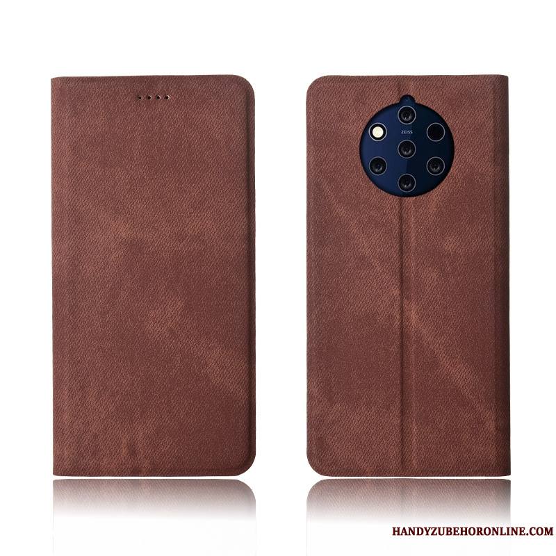 Nokia 9 Pureview Coque Denim Étui Téléphone Portable Silicone Tout Compris Fluide Doux Incassable