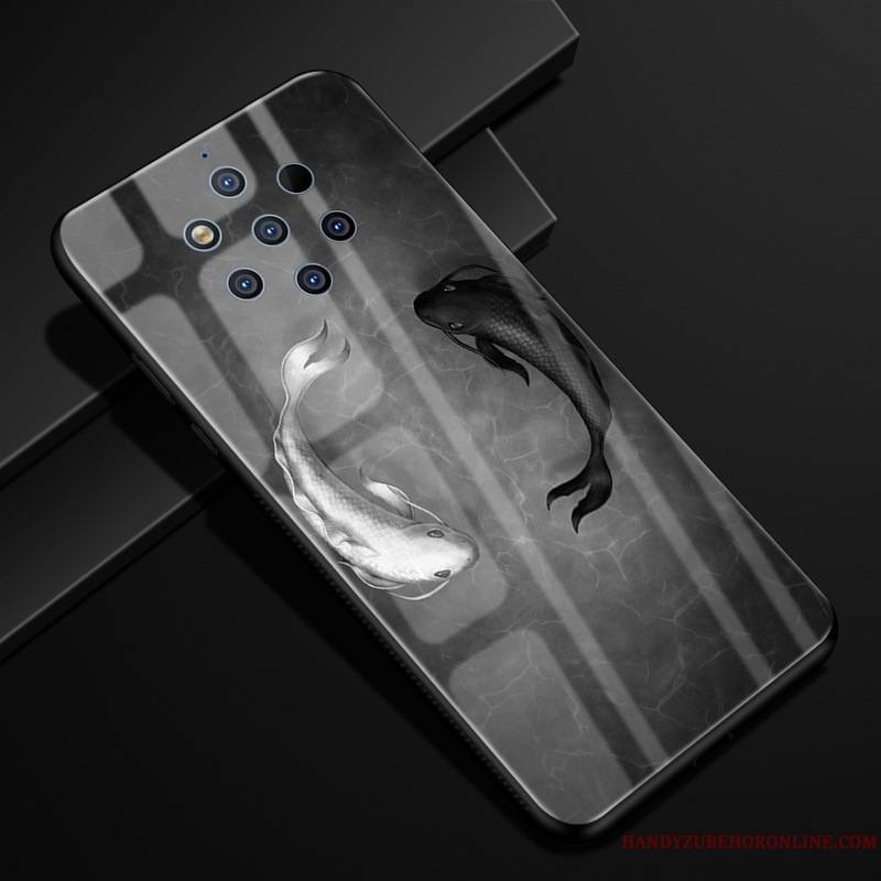 Nokia 9 Pureview Créatif Incassable Protection Rose Coque De Téléphone Étui Dessin Animé