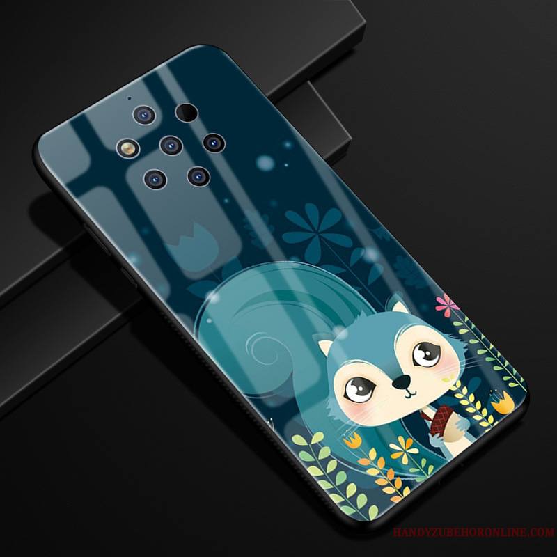 Nokia 9 Pureview Créatif Incassable Protection Rose Coque De Téléphone Étui Dessin Animé