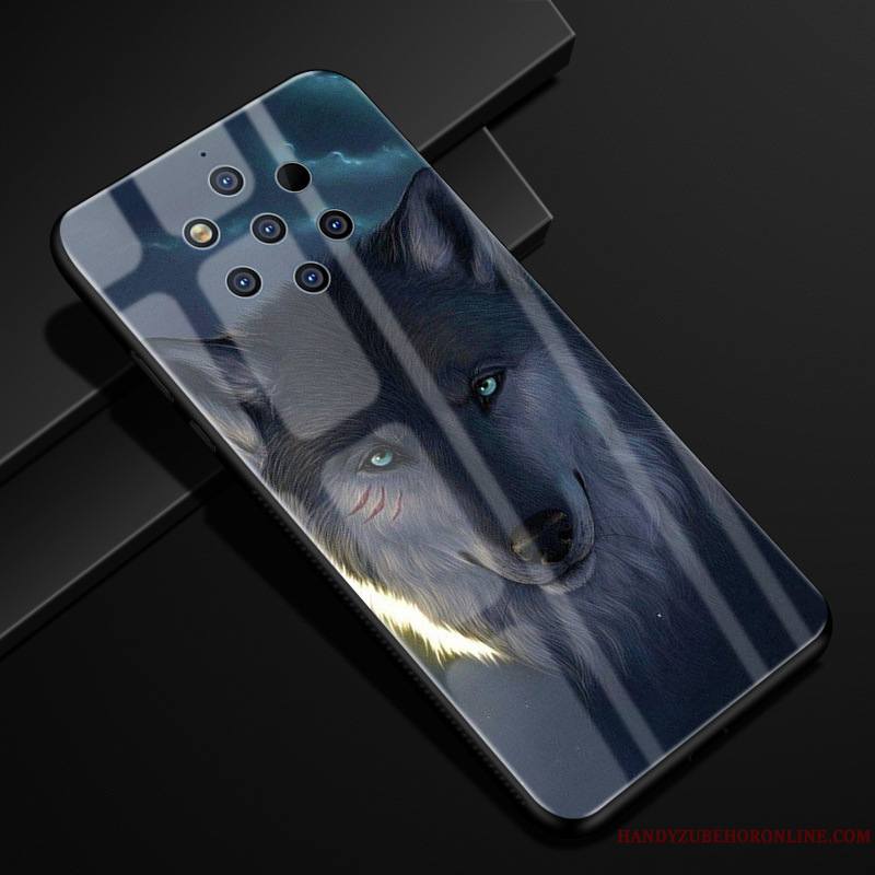 Nokia 9 Pureview Créatif Incassable Protection Rose Coque De Téléphone Étui Dessin Animé