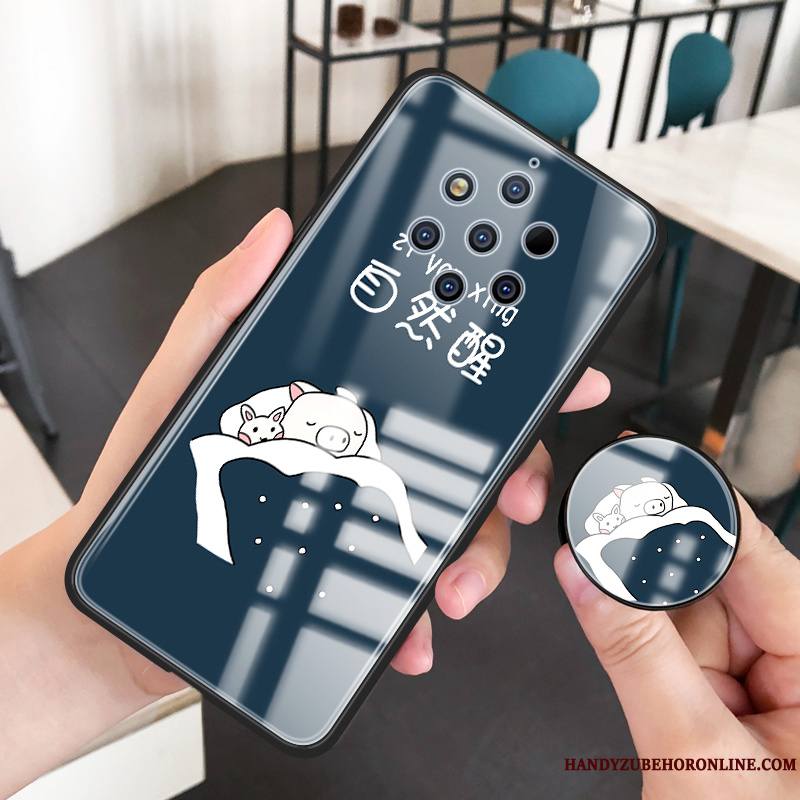 Nokia 9 Pureview Fluide Doux Personnalité Tendance Nouveau Rouge Mode Coque De Téléphone