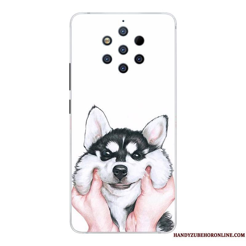 Nokia 9 Pureview Incassable Dessin Animé Créatif Protection Coque De Téléphone Étui Rose