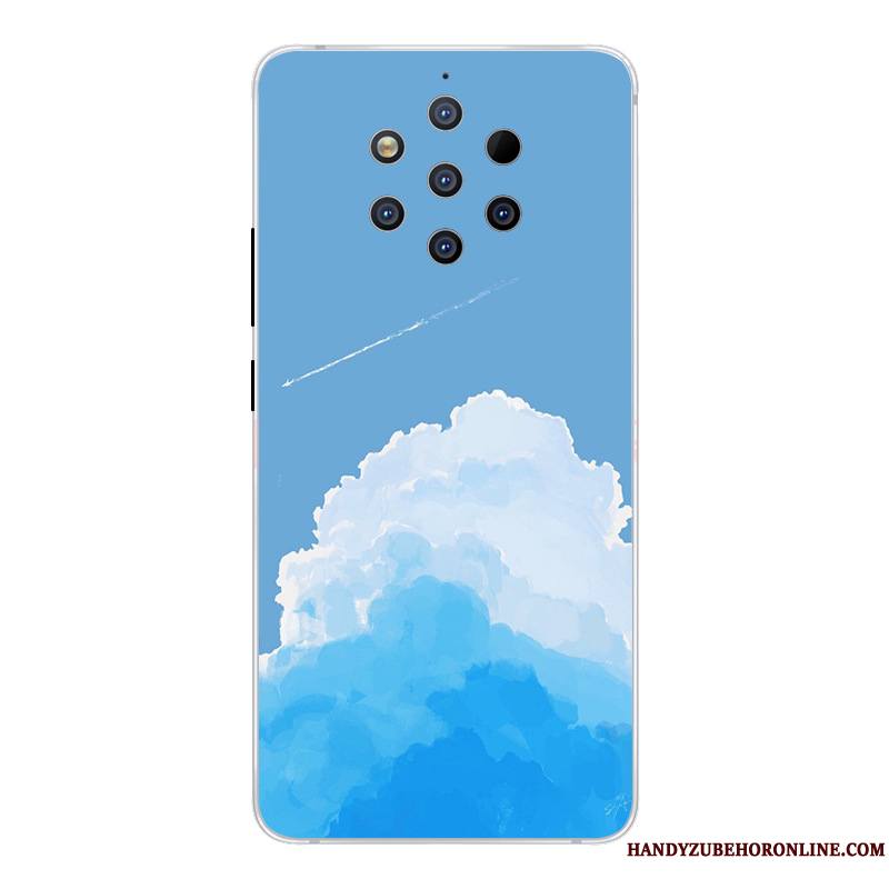 Nokia 9 Pureview Incassable Dessin Animé Créatif Protection Coque De Téléphone Étui Rose