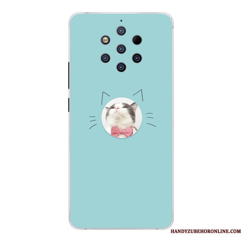 Nokia 9 Pureview Incassable Dessin Animé Créatif Protection Coque De Téléphone Étui Rose