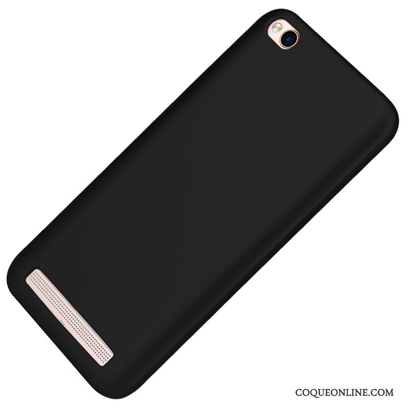 Redmi 5a Protection Coque De Téléphone Petit Légère Rouge Délavé En Daim Tendance