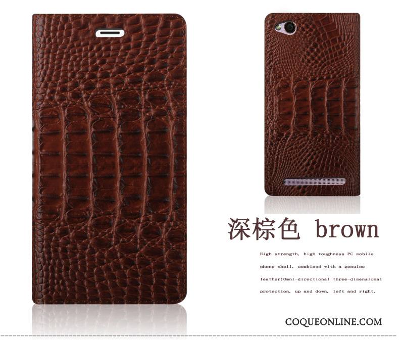 Redmi 5a Protection Crocodile Modèle Étui En Cuir Tout Compris Tendance Coque De Téléphone Silicone