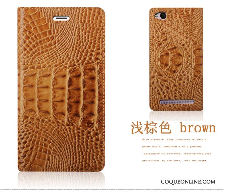 Redmi 5a Protection Crocodile Modèle Étui En Cuir Tout Compris Tendance Coque De Téléphone Silicone