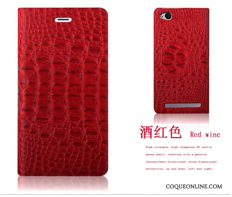 Redmi 5a Protection Crocodile Modèle Étui En Cuir Tout Compris Tendance Coque De Téléphone Silicone