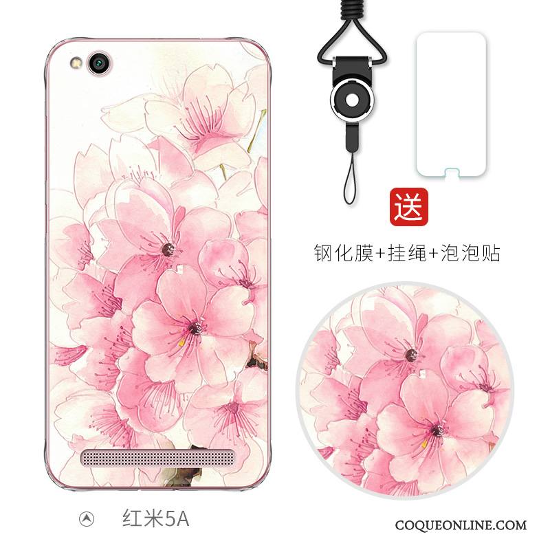 Redmi 5a Rose Coque Charmant Silicone Ballon Fluide Doux Incassable