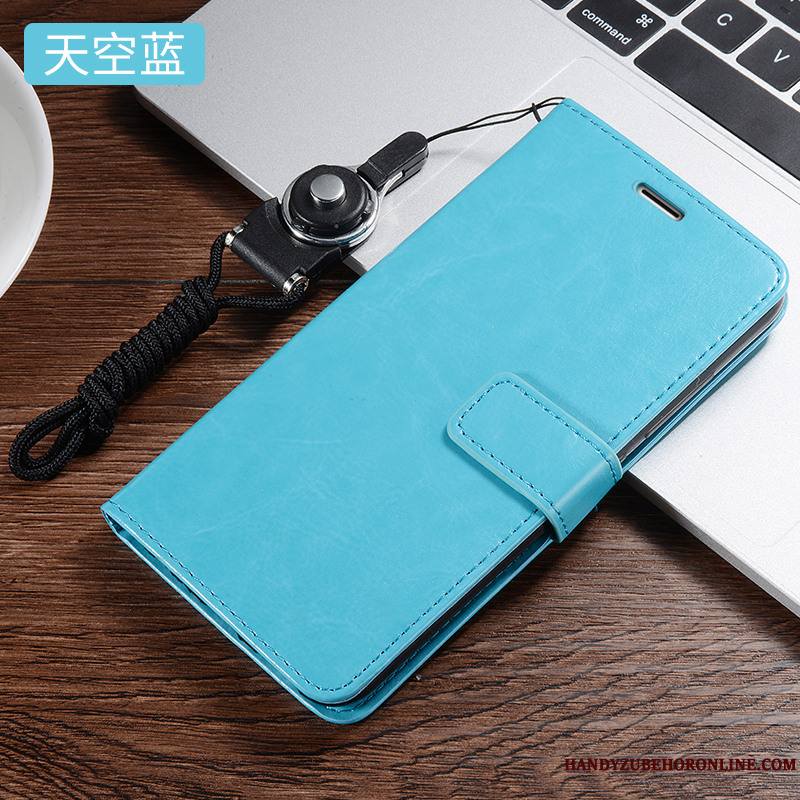 Redmi 7 Business Étui En Cuir Incassable Clamshell Coque Tout Compris De Téléphone