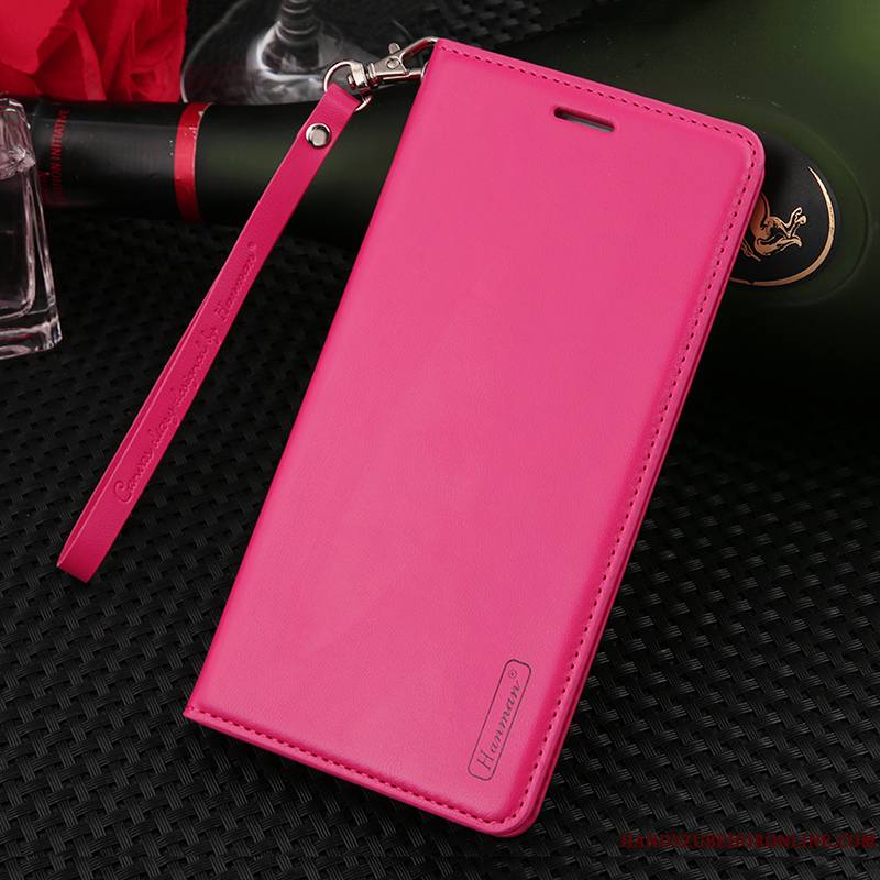 Redmi 7 Clamshell Rose Petit Tout Compris Simple Ornements Suspendus Coque