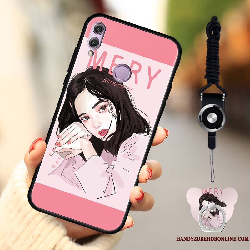 Redmi 7 Coque Bleu Marin Dessin Animé Ornements Suspendus Incassable Étui Petit Fluide Doux