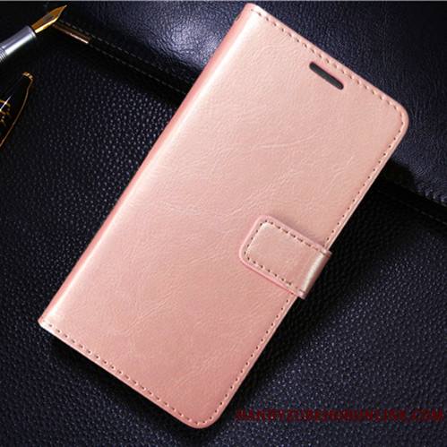 Redmi 7 Coque Protection Rouge Clamshell Jeunesse Petit Étui En Cuir Or