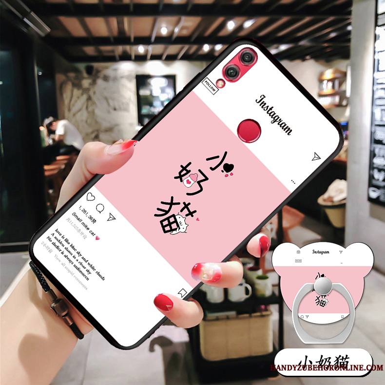 Redmi 7 Incassable Dessin Animé Étui Rouge Coque De Téléphone Protection Silicone