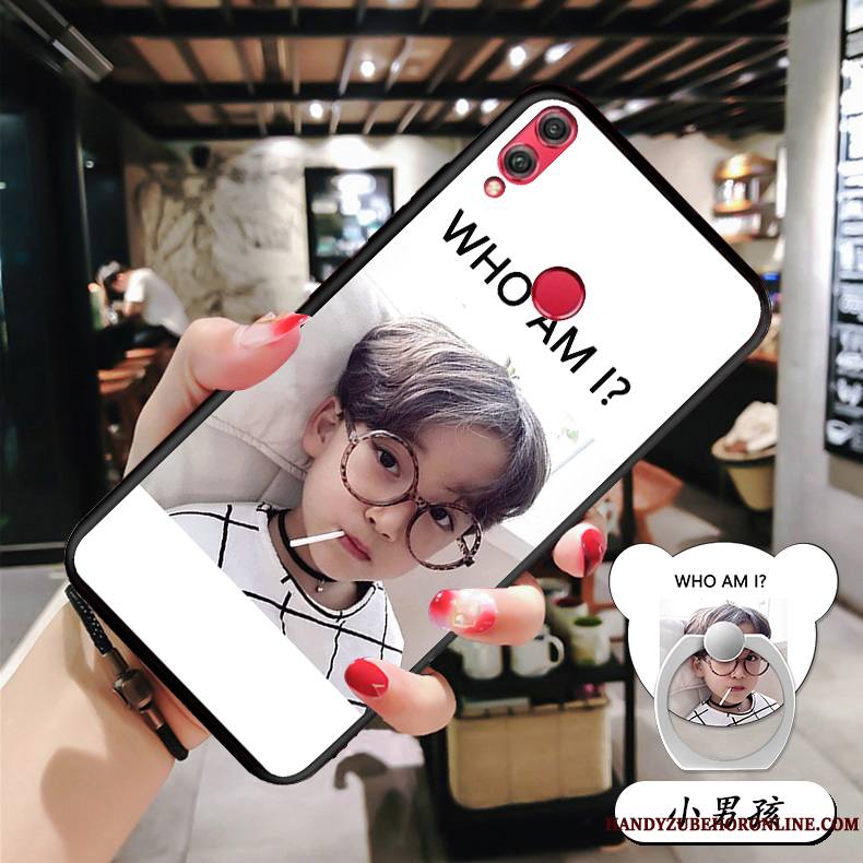 Redmi 7 Incassable Dessin Animé Étui Rouge Coque De Téléphone Protection Silicone