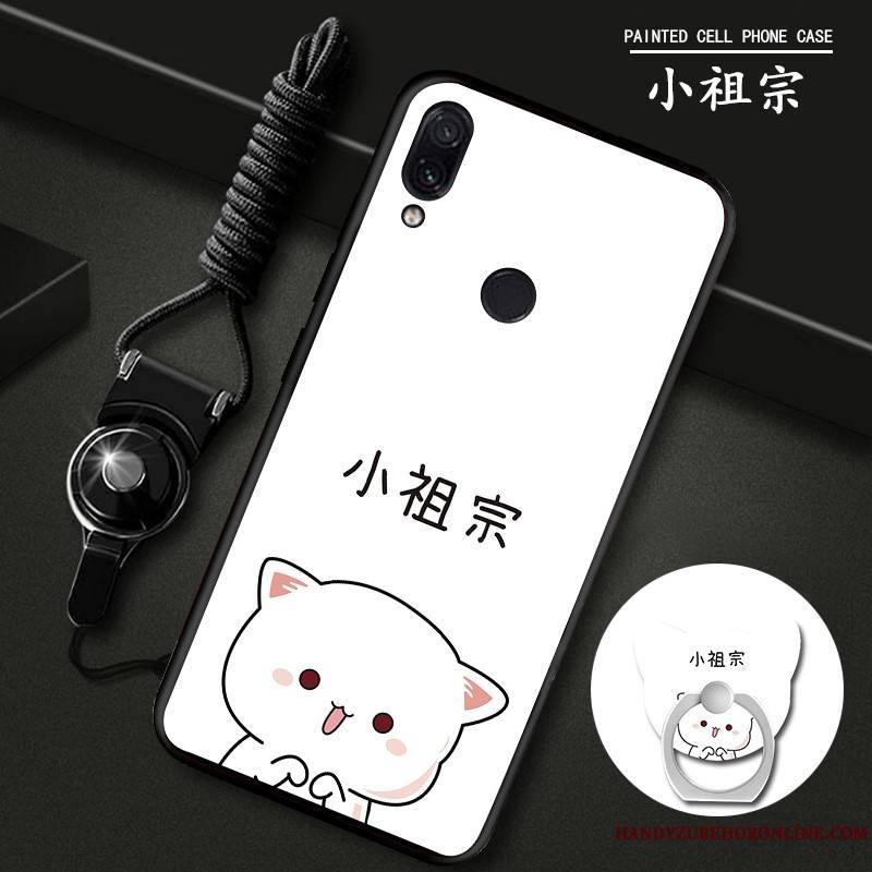 Redmi 7 Incassable Rose Rouge Coque Silicone De Téléphone