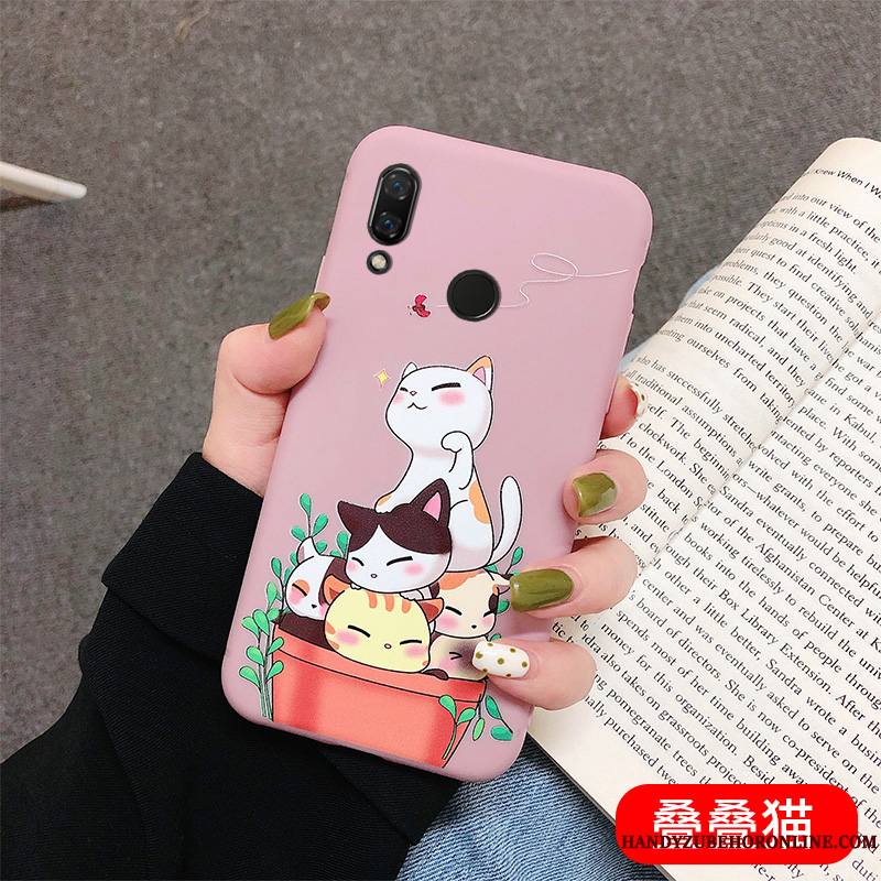 Redmi 7 Mode Personnalité Coque De Téléphone Vert Peinture Étui Marque De Tendance