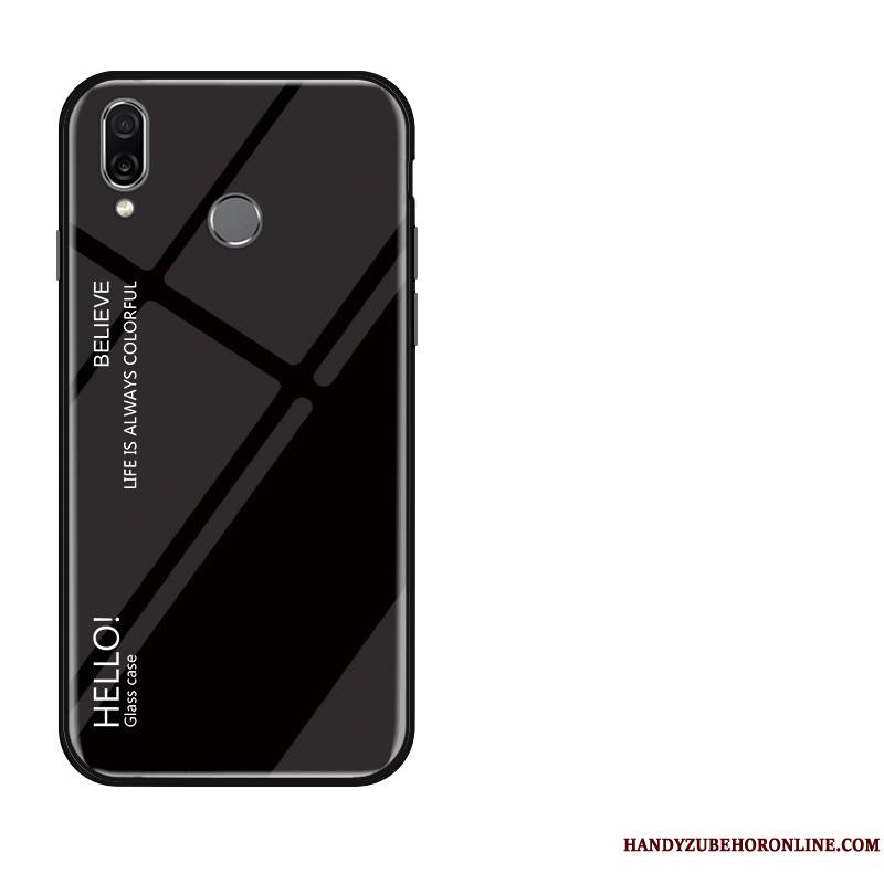 Redmi 7 Petit Silicone Rouge Coque De Téléphone Protection Verre Trempé Membrane