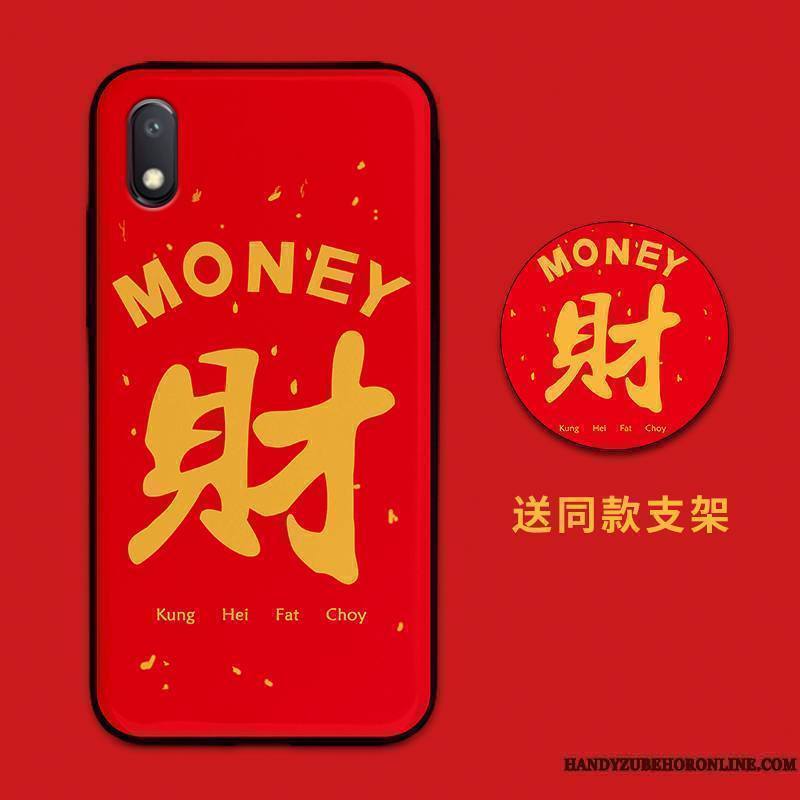 Redmi 7a Coque Silicone Incassable Fluide Doux Richesse Tout Compris Verre Dessin Animé