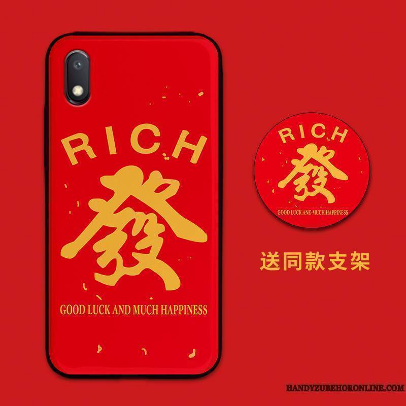 Redmi 7a Coque Silicone Incassable Fluide Doux Richesse Tout Compris Verre Dessin Animé