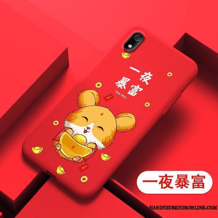 Redmi 7a Dessin Animé Petit Coque De Téléphone Étui Fluide Doux Nouveau Charmant