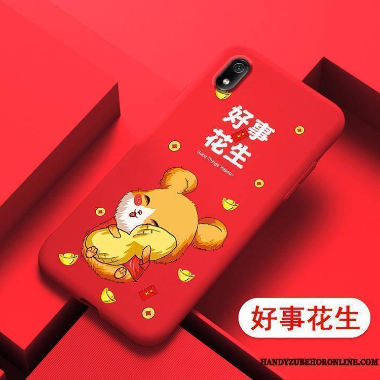 Redmi 7a Dessin Animé Petit Coque De Téléphone Étui Fluide Doux Nouveau Charmant