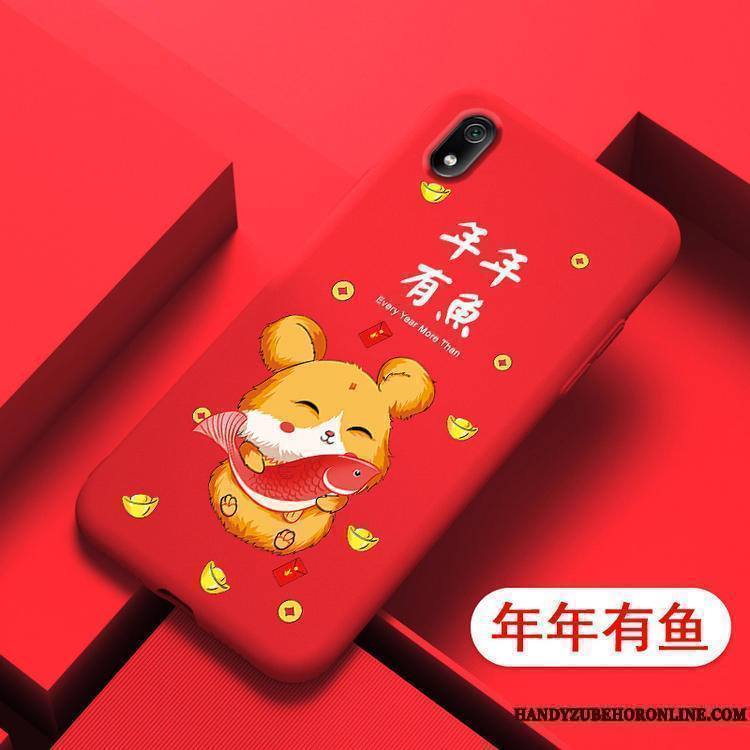 Redmi 7a Dessin Animé Petit Coque De Téléphone Étui Fluide Doux Nouveau Charmant