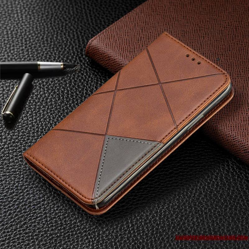 Redmi 7a Housse Portefeuille Coque De Téléphone Protection Nouveau Automatique Tendance